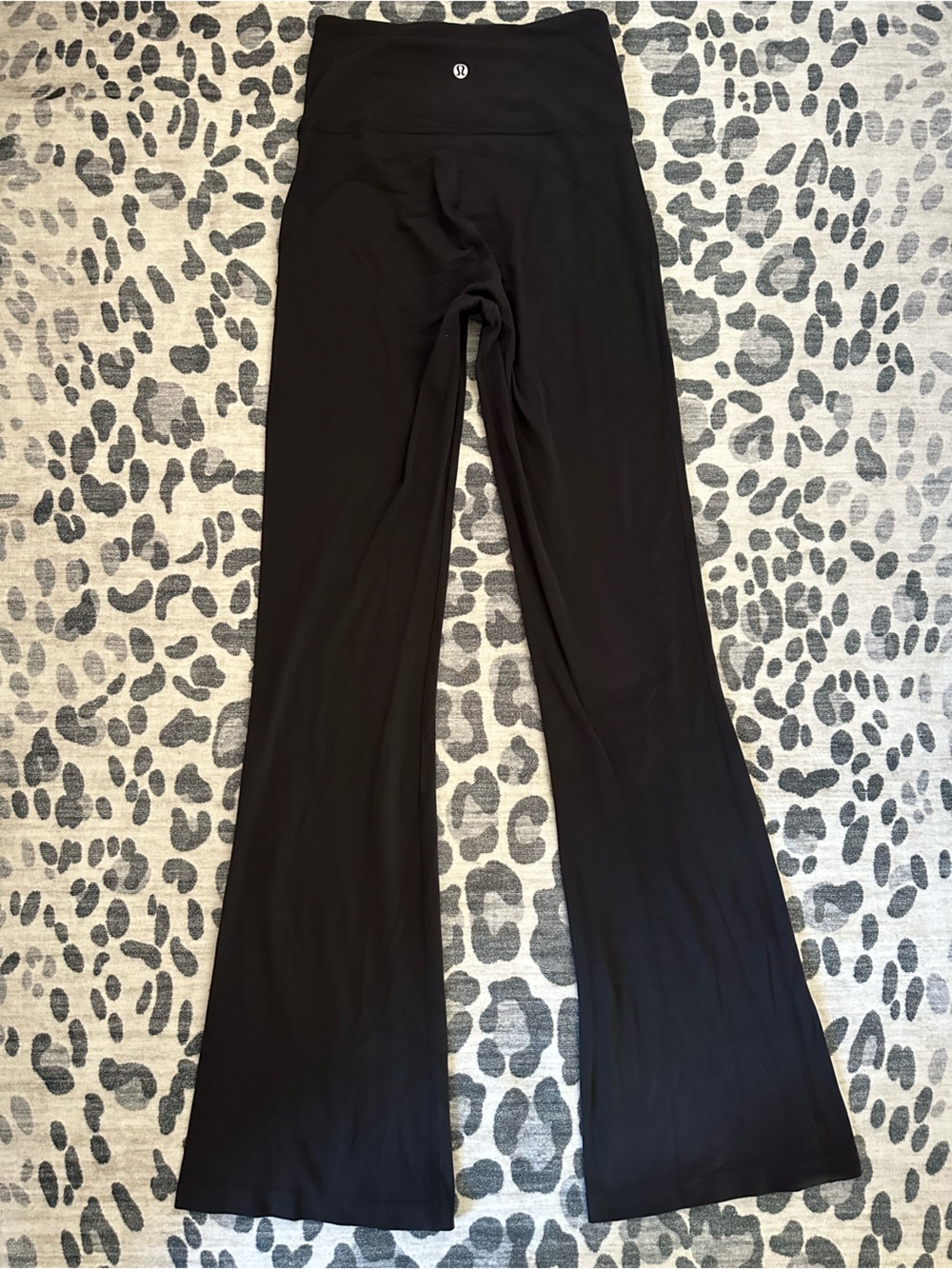 Lululemon Black Nulu Flared Leggings